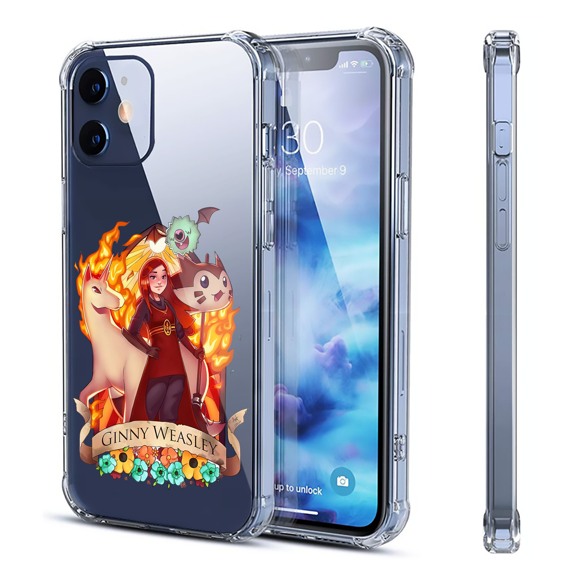 （画像用） Harry Potter ハリー・ポッターシリーズ 【iPhone 12シリーズ対応】透明スマホケース（クリアソフトケース）